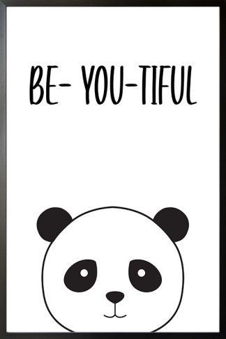 Panda Be-you-tiful poster
