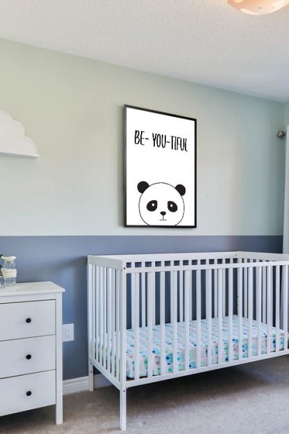 Panda Be-you-tiful poster in interior