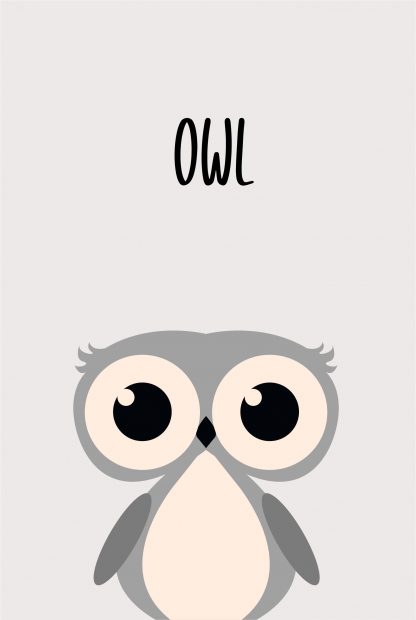 Cutie owl poster