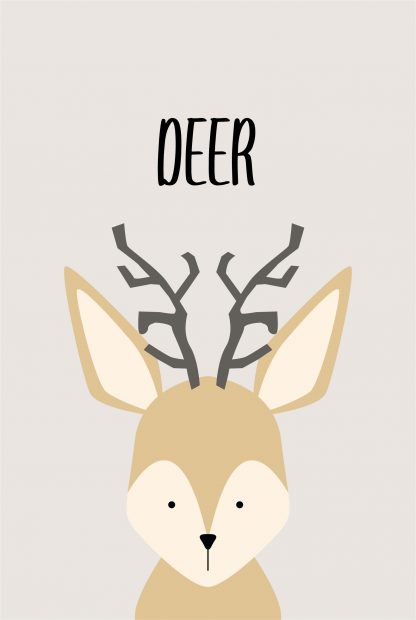 Cutie deer poster