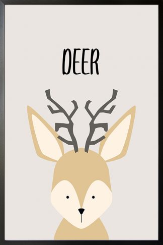Cutie deer poster
