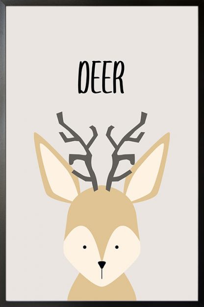 Cutie deer poster