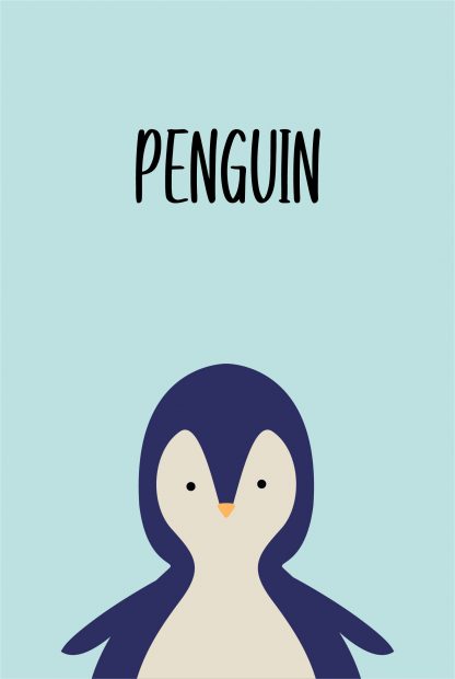 Cutie penguin poster