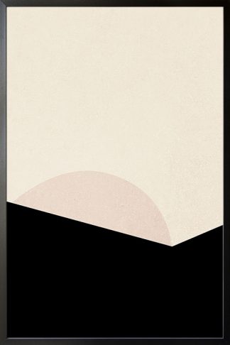 Abstract Minimal tone and shape no. 1 poster