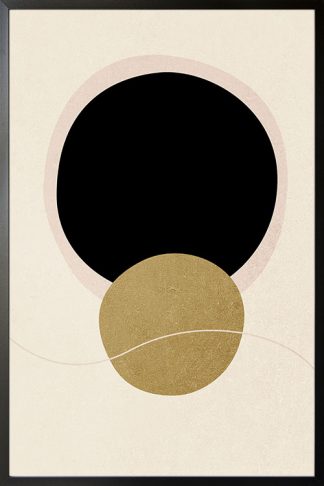 Abstract Minimal tone and shape no. 3 poster