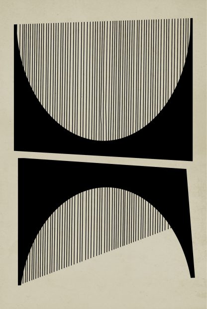 Abstraction and lines no. 1 poster