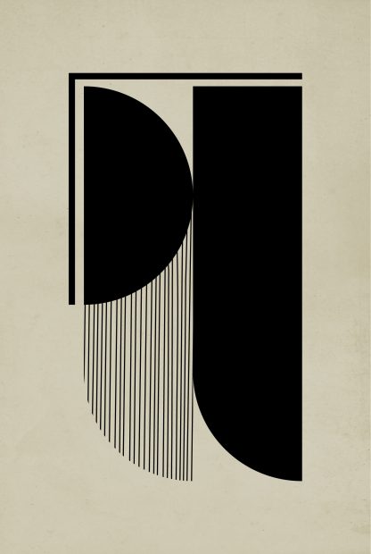 Abstraction and lines no. 2 poster