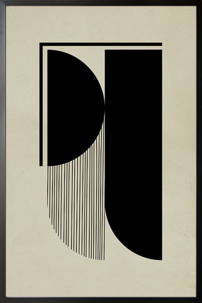 Abstraction and lines no. 2 poster