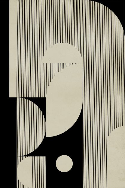 Abstraction and lines no. 4 poster