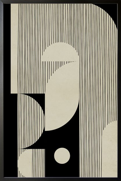 Abstraction and lines no. 4 poster