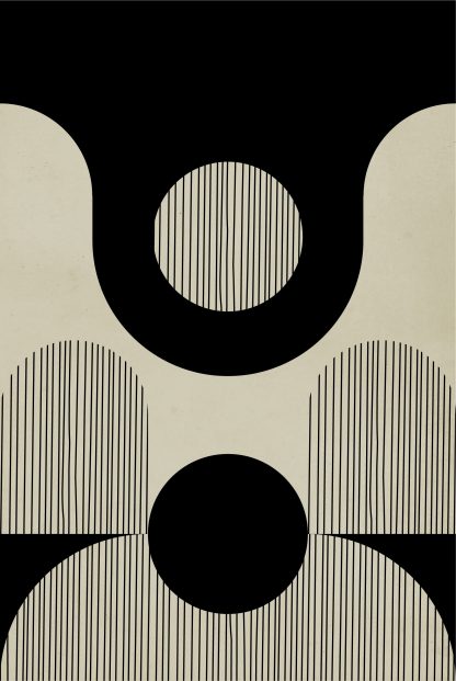 Abstraction and lines no. 5 poster