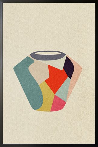 Contemporary vase abstract no. 2 poster