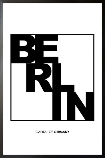 Berlin Typo poster