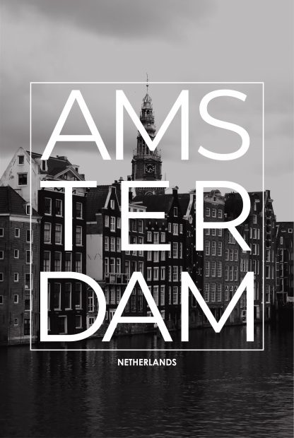 Amsterdam B&W Typo