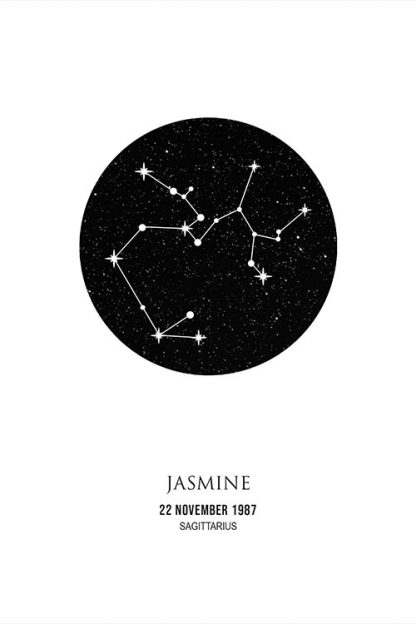 Personalized Zodiac Sagittarius poster