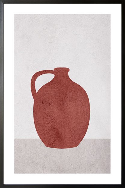 Earth tone vase no. 2 poster