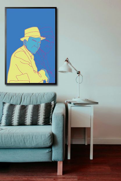 Sinatra poster in interior