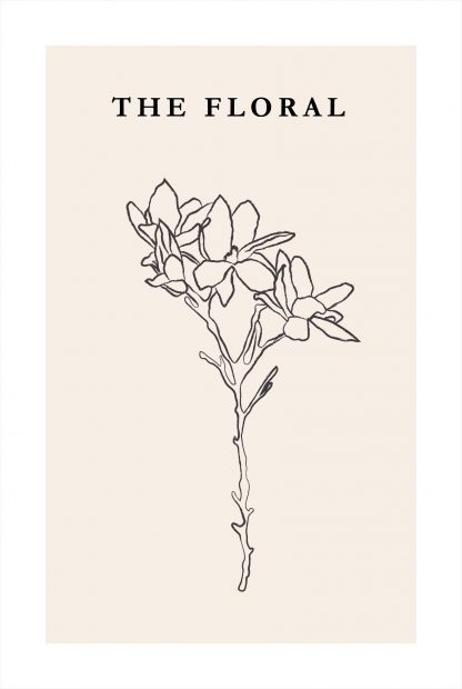 The floral no. 1 poster