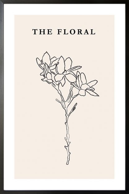 The floral no. 1 poster