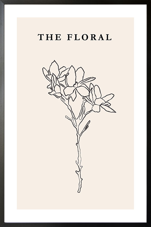 The floral no. 1 poster