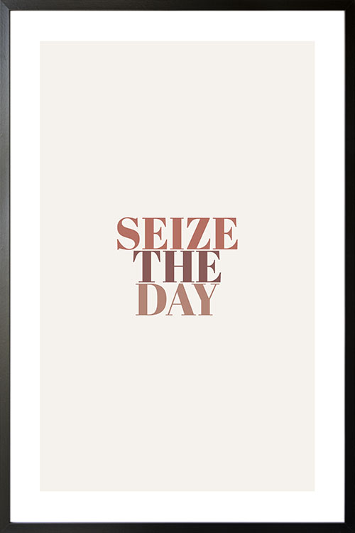 Seize the day poster