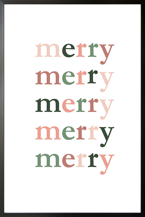 Merry merry poster