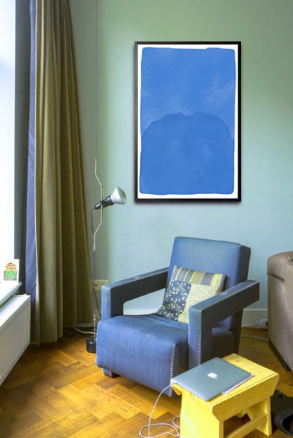 Blue Sun poster in interior