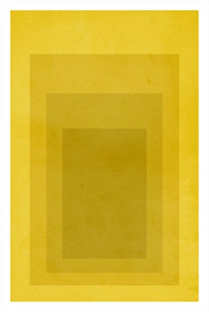 Textured yellow rectangles poster