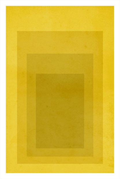 Textured yellow rectangles poster