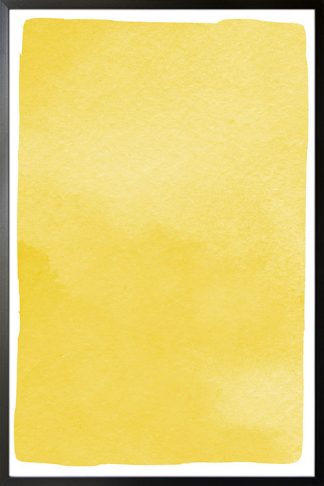 Textured yellow watercolor poster