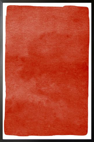 Textured red watercolor poster