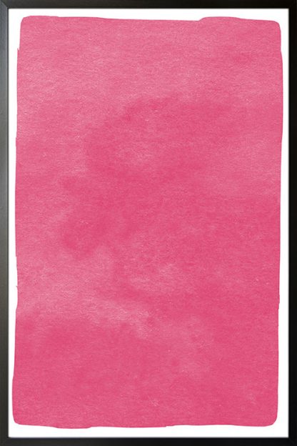 Textured pink watercolor poster