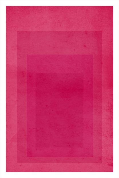 Textured pink rectangles poster