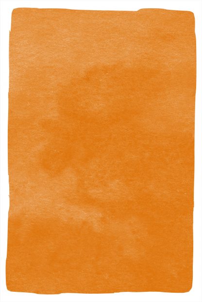 Textured orange watercolor poster