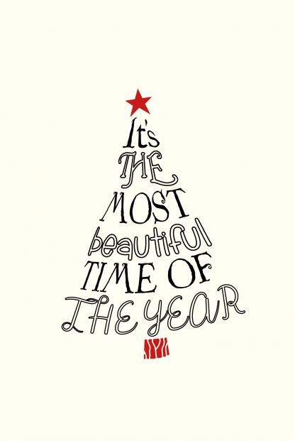 Most beautiful time of the year poster