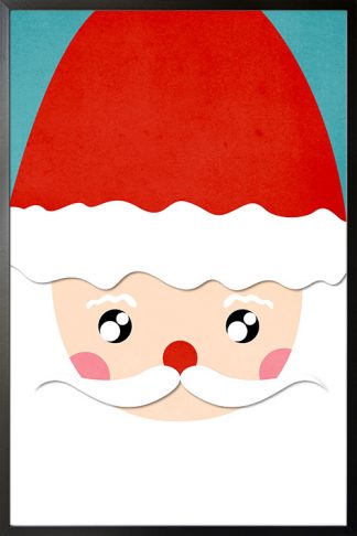 Cute santa poster