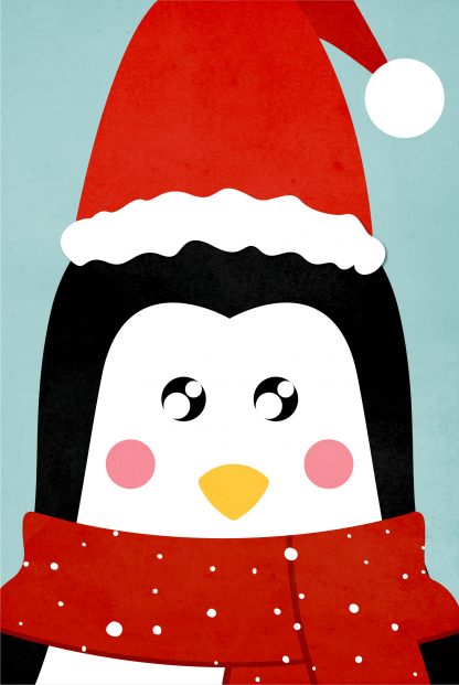 Cute penguin poster