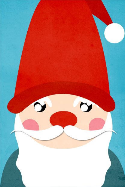 Cute gnome poster