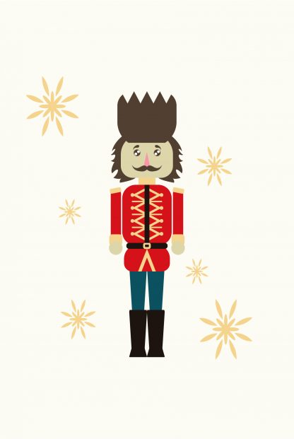 Christmas toy soldier poster