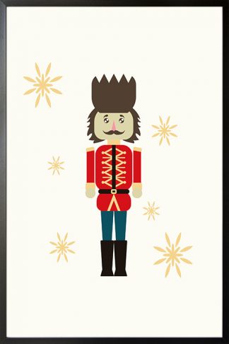 Christmas toy soldier poster