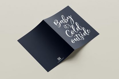 4-Pcs. Baby its cold outside greeting card