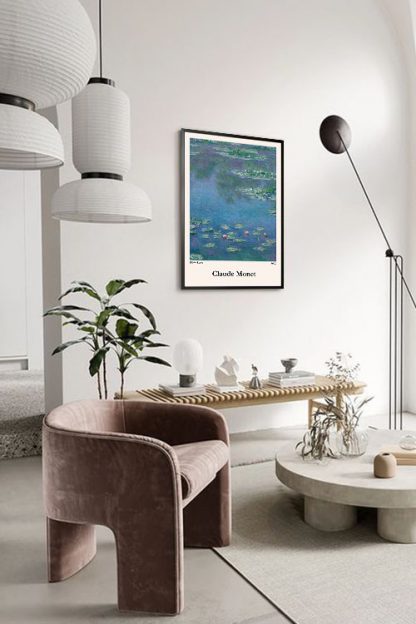 Water Lilies poster in interior