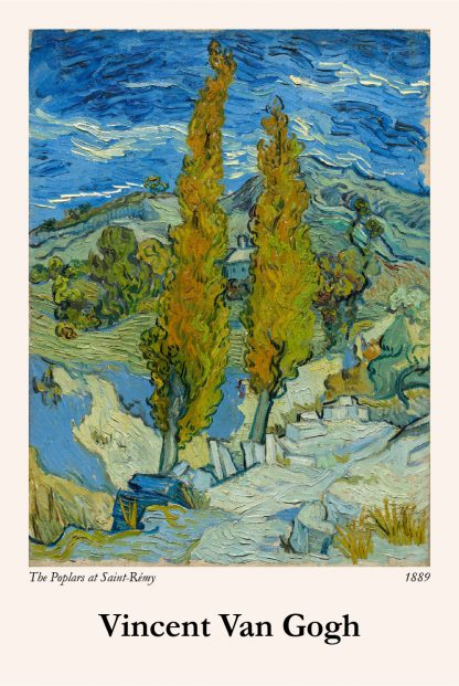 The Poplars at Saint-Rémy poster