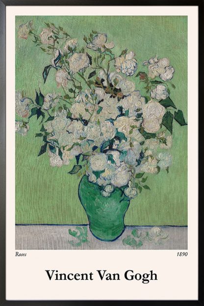 Roses 1890 poster