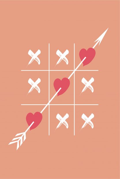 Tic tac heart poster