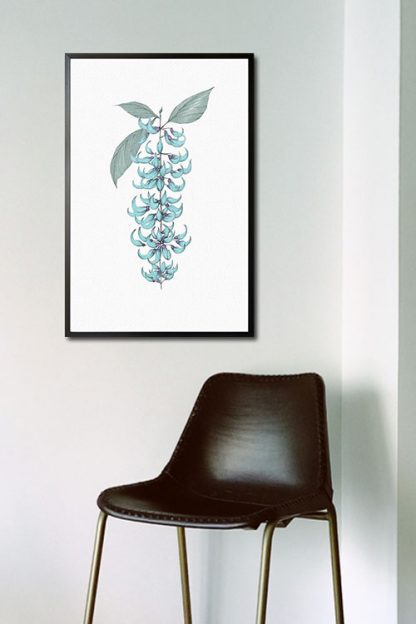 Jade Vine no. 1 poster in interior