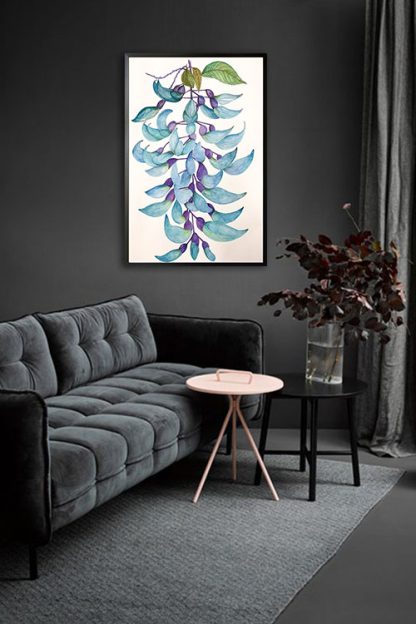 Jade Vine no. 2 poster in interior