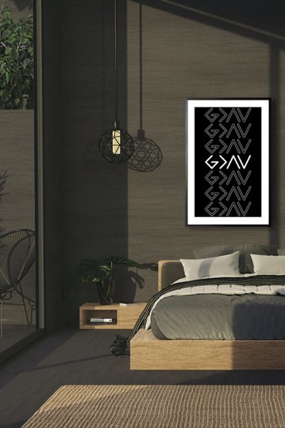 God is greater than highs and lows poster interior