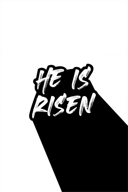 He is risen poster