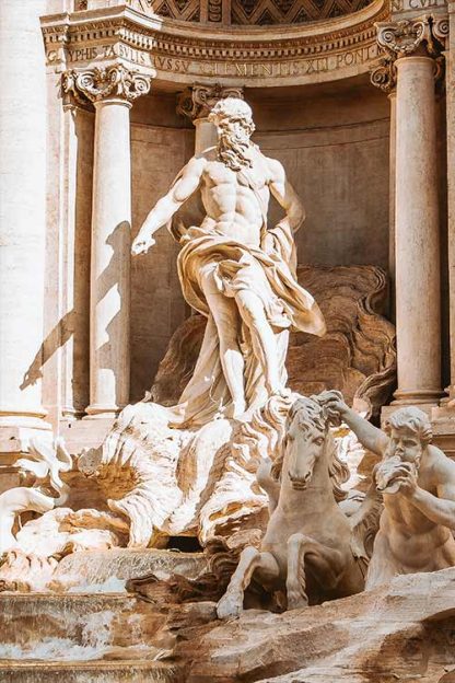 Trevi fountain Sculpture poster